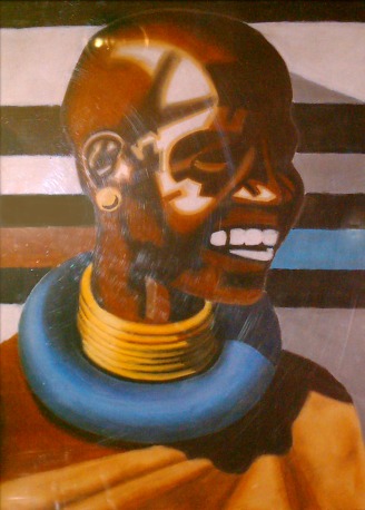 Afro portré II.